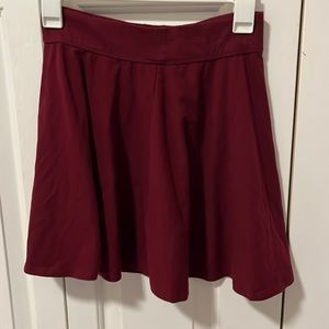 Maroon skirt